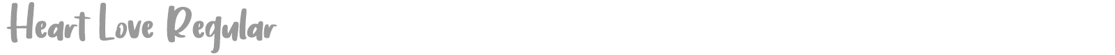 Heart Love font preview